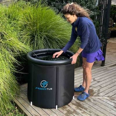 Image of customer using freezetub